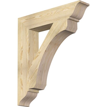 Ekena Millwork Legacy Traditional Rough Sawn Bracket, Douglas Fir, 6"W x 32"D x 36"H BKT06X32X36LEC01RDF